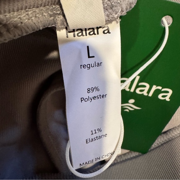 NWT Halara Flex High Waisted Body Sculpt Waist-Slimming Pocket Wide Leg Pants  L - Picture 13 of 13